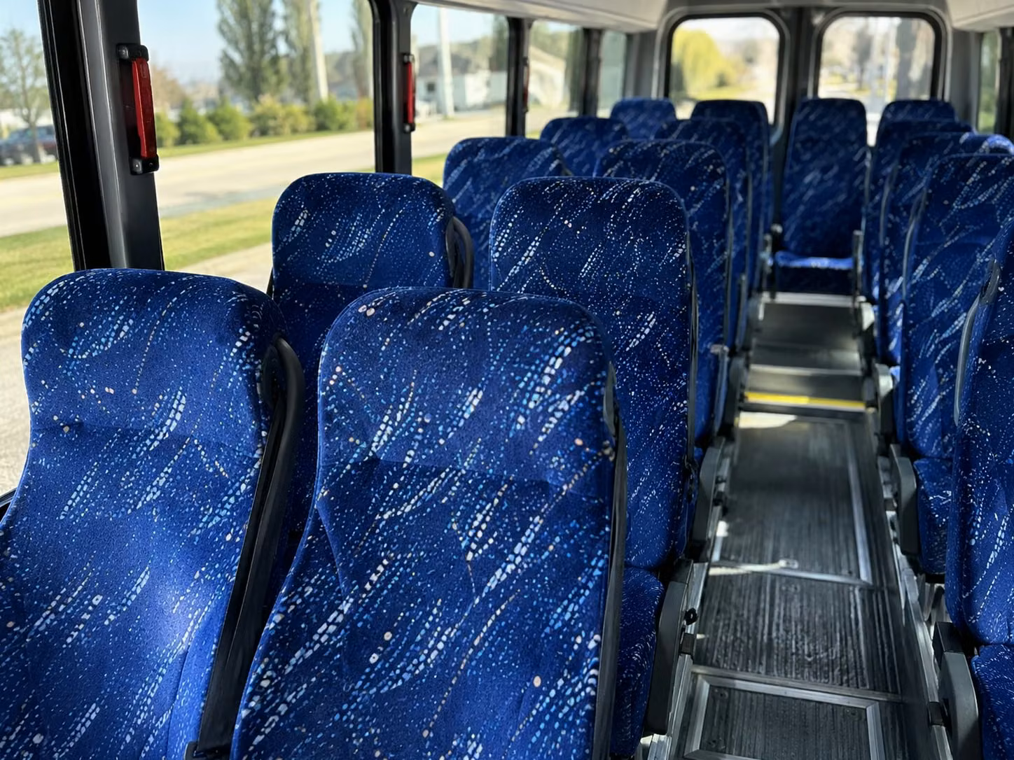 15 passenger minibus interior