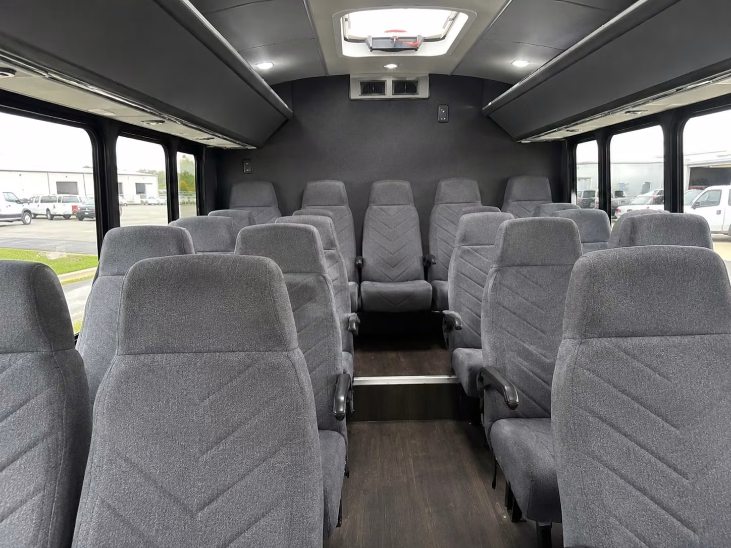 18 passenger minibus inside