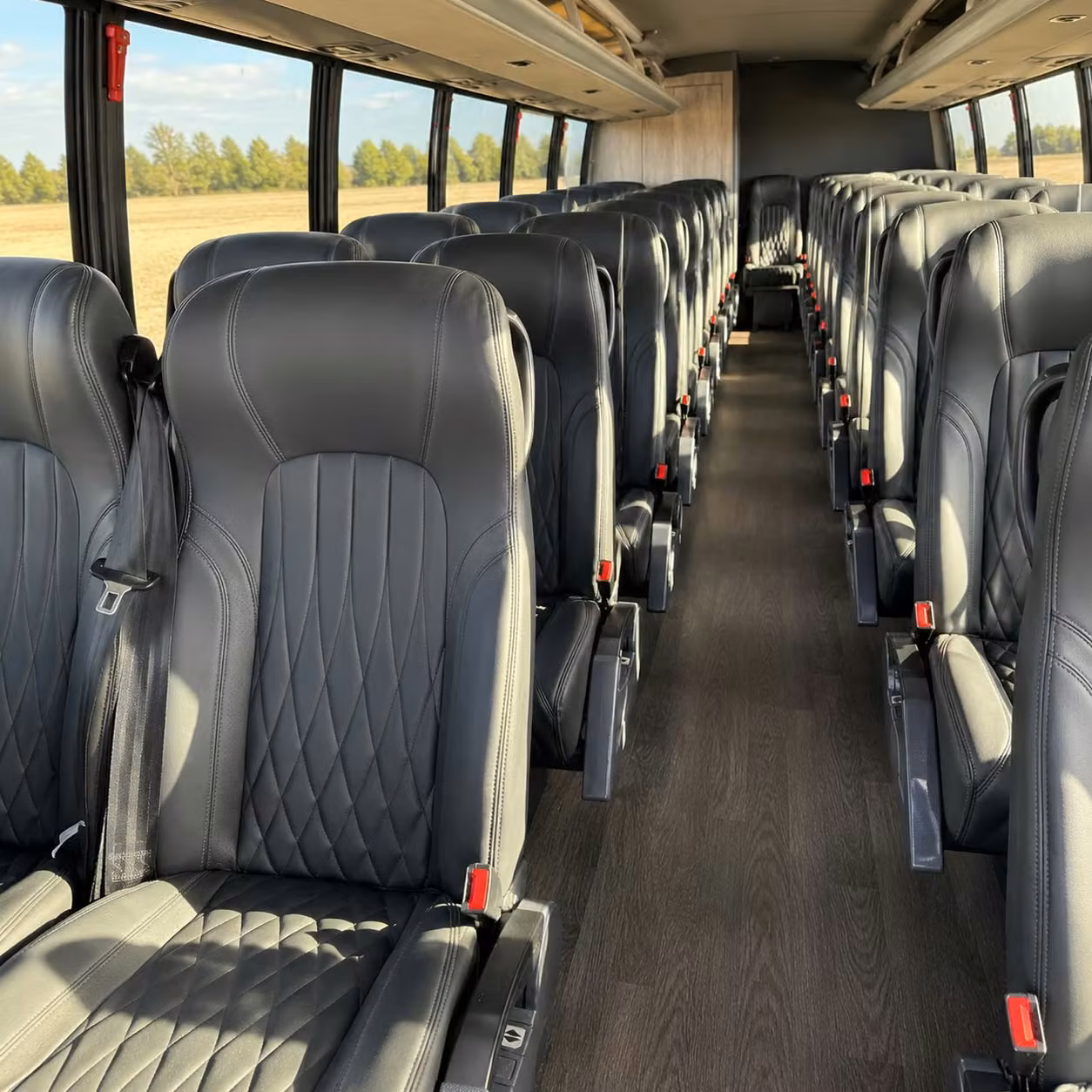 25 passenger minibus interior