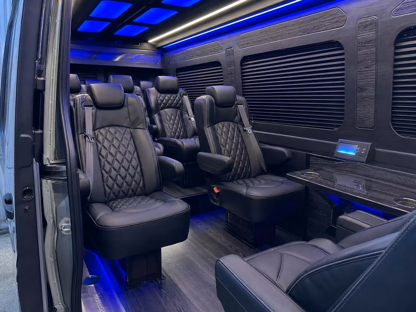 sprinter van transportation for groups and events across plymouth
